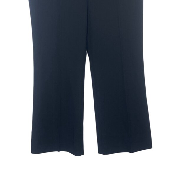 Worthington Womens High-Rise Trousers 6P Short Black Polyester Spandex Blend Wri - Picture 4 of 9